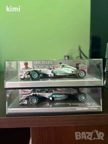 продавам колекция формула1 Minichamps 1:43 на Mercedes , снимка 3 - Колекции - 53481872