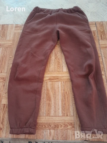 Плътно ватиранко долнище в кафяв цвят, снимка 3 - Спортни екипи - 50556276