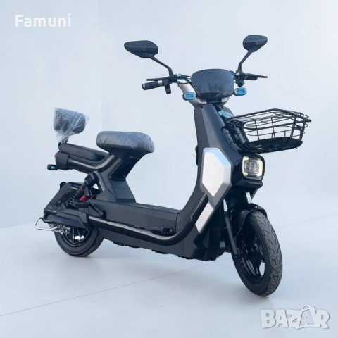 Електрически скутер GT-1000 1200W (Черен) 2026