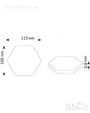 Модулен TOUCH LED панел тип „Honeycomb“, снимка 5 - Друга електроника - 48458194