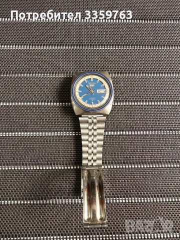 ⌚ VINTAGE SEIKO 5 AUTOMATIC – СИН ЦИФЕРБЛАТ – 21 JEWELS – РЯДЪК МОДЕЛ, снимка 2 - Дамски - 54098299