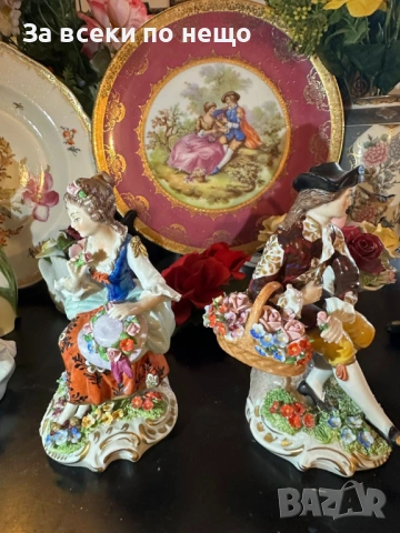 Внимание уникална красота, рядко красива немска продукция Код P2204, снимка 16 - Декорация за дома - 54198501