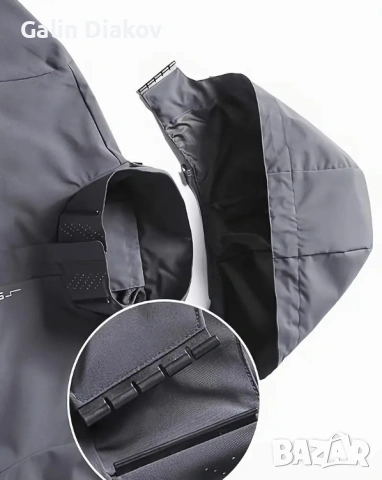 Лека водоустойчива ветровка за 100% защита от вятър и дъжд всеки сезон, снимка 4 - Якета - 53517601