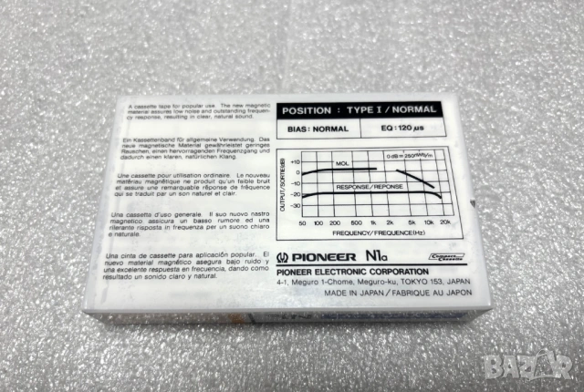 НОВА! ЗАПЕЧАТАНА! Аудиокасета Pioneer N1a-60 от 1982 г., снимка 2 - Аудио касети - 53725017