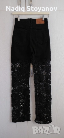 Дамски джинси/панталони с дантела , снимка 5 - Панталони - 54150021