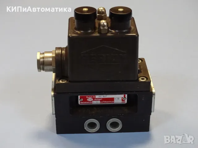 пневматичен разпределител HERION 26507H72 Solenoid Valve 220V/50Hz, снимка 2 - Резервни части за машини - 47675447