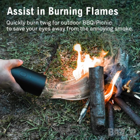 4в1 мини акумулаторна прахосмукачка + електрически духалка за прах + въздушна помпа. Jeebel, снимка 6 - Прахосмукачки - 51257343