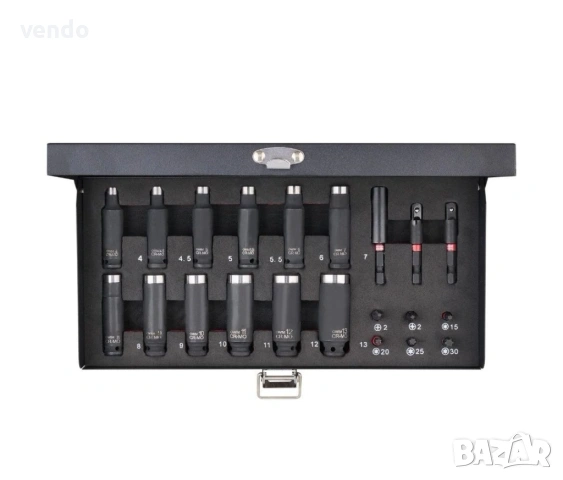 *ЧИСТО НОВ*PARKSIDE Koмплект ударни гаечни ключове и накрайници , снимка 2 - Ключове - 53030013