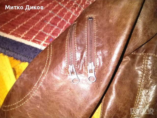 Maze немско рокрско яке женско с цип две позиции марково естествена кожа размер ХЛ като ново, снимка 8 - Якета - 52458385