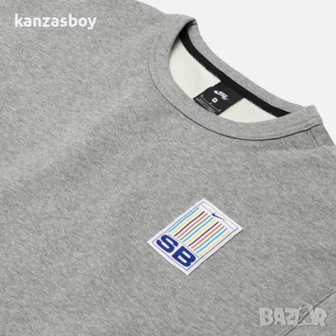 Nike SB Stripes Crew Neck - страхотна мъжка блуза М КАТО НОВА, снимка 2 - Блузи - 47931888