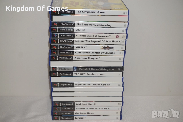 Игри за PS2 The Simpsons/Deus Ex/Gladiator/Legion/Top Gun/The Incredibles/Commandos 2/Jumanji, снимка 18 - Игри за PlayStation - 45514116