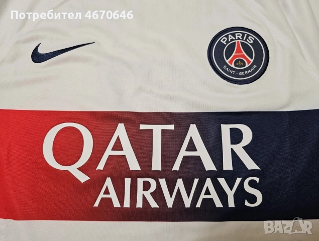 тениска PSG Mbappe, снимка 3 - Футбол - 53502608