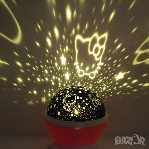 Нощна лампа детски планетариум