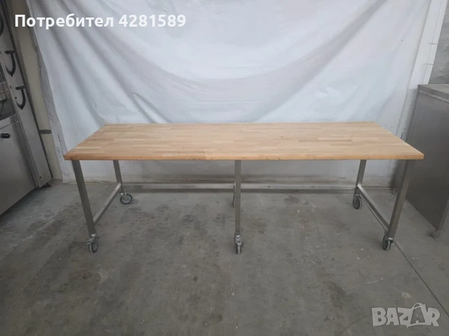 Немски работни хлебарски букови маси