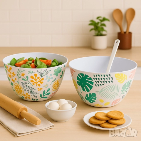 Меламинова купа 25см – шарен дизайн, снимка 5 - Други - 51947655