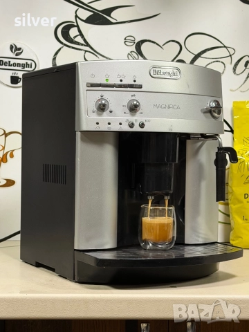 Кафемашина кафе автомат delonghi magnifica с гаранция, снимка 2 - Кафемашини - 52871194
