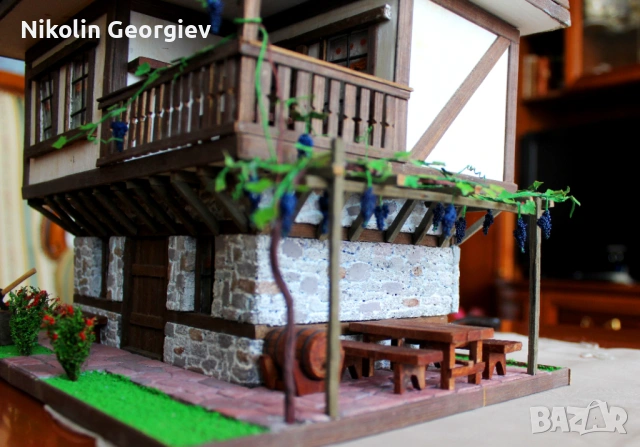 Възрожденска къща, макет, снимка 8 - Колекции - 53788296