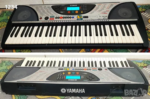 Синтезатор клавир YAMAHA PSR-240 пиано с динамична клавиатура 5 октави, снимка 1 - Синтезатори - 48189775