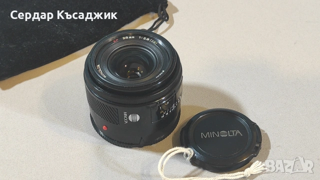 SONY a-200 с обектив Minolta 28/2,8, снимка 3 - Фотоапарати - 47476206