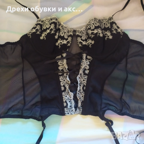 Корсет бельо еротично бельо 80В, снимка 6 - Корсети, бюстиета, топове - 53002474