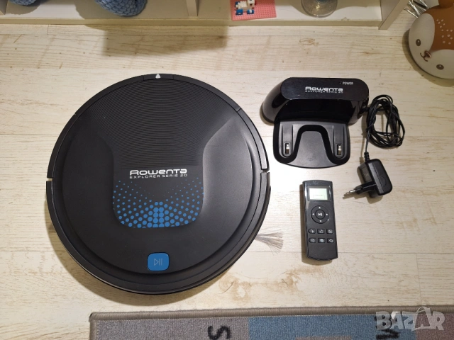 Робот прахосмукачка Rowenta с моп и вода, снимка 3 - Прахосмукачки - 54184107