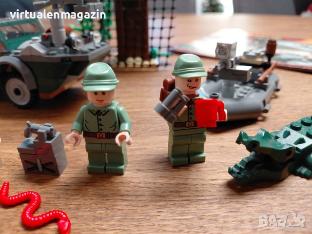 Лего Indiana Jones - Lego 7625 - Преследване край реката, снимка 11 - Колекции - 52909412