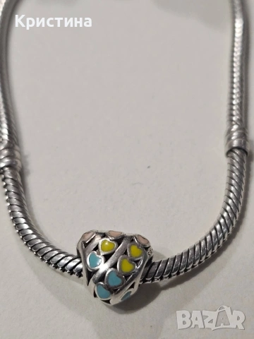 Сребърни талисмани тип Пандора, снимка 2 - Гривни - 53844846