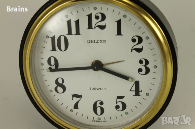  Стар Немски Туристически Будилник DELUXE от 1960-те, снимка 3 - Антикварни и старинни предмети - 51867773