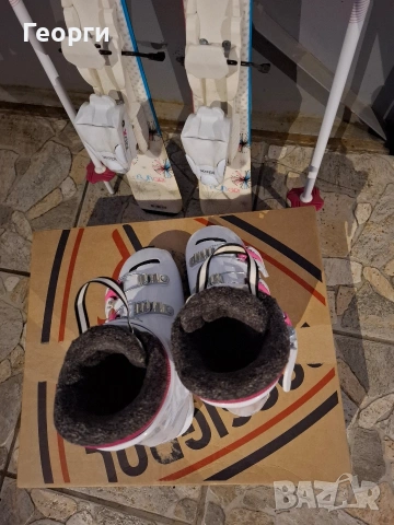 Детски комплект ски Rossignol-100см.+обувки Rossignol-21.5 , снимка 5 - Зимни спортове - 53287008