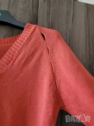 Дамски пуловер, 100% памук, снимка 2 - Блузи с дълъг ръкав и пуловери - 53708940