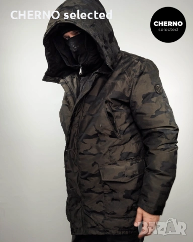 ADHOC 1959 • THE BOLD PARKA мъжко камуфлажно пухено яке с качулка / парка – размер L•XL, снимка 6 - Якета - 53395329