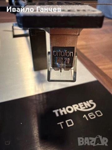 Thorens TD-160 много добър грамофон с доза Ortofon MC 20 mk2 с повишаващ трансформатор, снимка 2 - Грамофони - 54282025