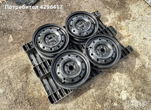 4бр.Оригинални железни джанти 15" 4x100 за Suzuki Swift,Ignis,Toyota Aygo,Yaris,Citroen C1,Mazda 2, снимка 2 - Гуми и джанти - 49482961