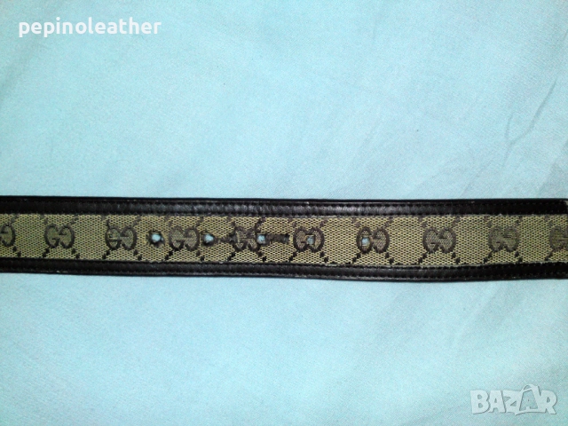 Италиански колан GUCCI, реплика, размер 95 см., снимка 4 - Колани - 53939350