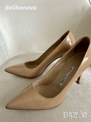 Manolo BLAHNIK. Size 38 Страхотни обувки, снимка 7 - Дамски елегантни обувки - 46225207