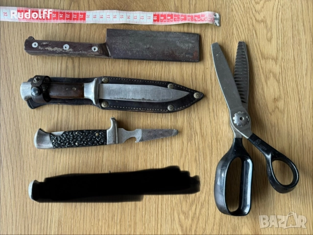 Лот нож сатър ножица пила