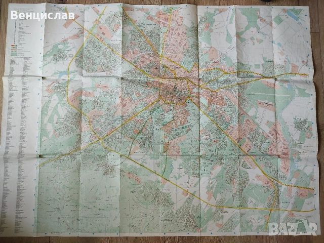 Хартиени карти на България - стари издания, снимка 7 - Други - 54302860