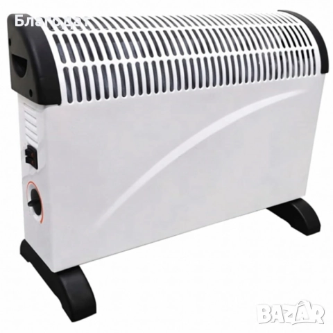 Електрически конвектор 2000 W с термостат – Енергийно ефективен и тих отоплител за всяко помещение, снимка 8 - Отоплителни печки - 52827294