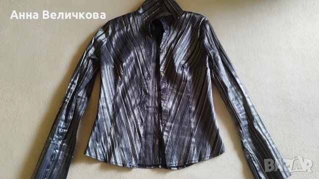 Продавам дамски ризи къс и дълъг ръкав по 7 лв, снимка 7 - Тениски - 51407441