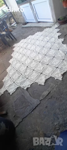 2бр стари ръчно плетени ретро покривки, снимка 4 - Антикварни и старинни предмети - 50781171