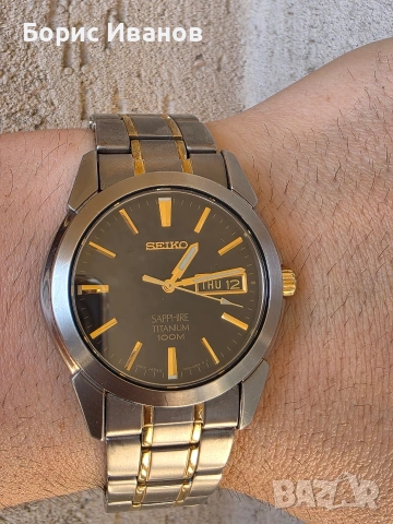 Seiko Titanium Sapphire SGG735P1 , снимка 2 - Мъжки - 53811498