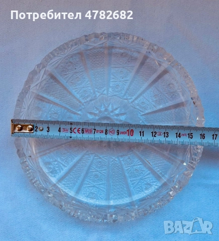 Кристални чинии, снимка 3 - Чинии - 54032503