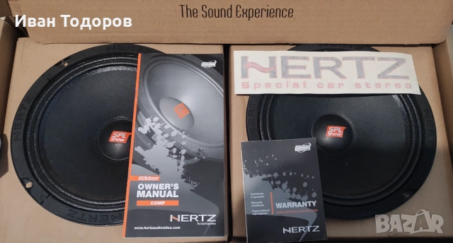 Средночестотни говорители HERTZ, снимка 2 - Аудиосистеми - 53212698