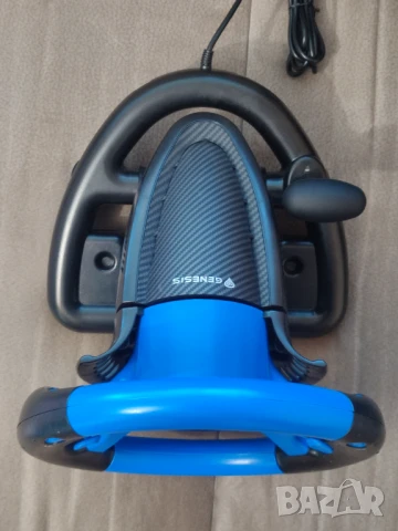  НОВ Геймърски волан с педали за компютър или конзола за игри, снимка 9 - Аксесоари - 51382500