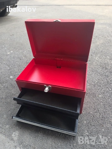 Метален куфар с чекмеджета , снимка 2 - Куфари с инструменти - 53414864