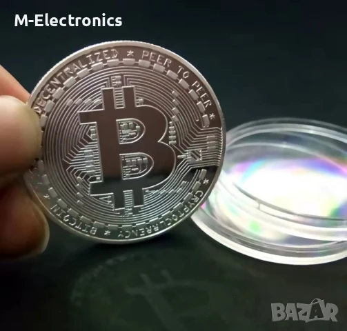 Биткойн монета - сувенир, снимка 4 - Други - 50485029
