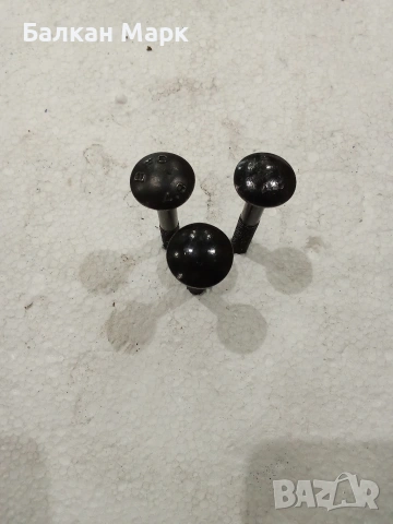 Коларски болтове черни 7х50 с гайки – 3 разновидности, снимка 2 - Железария - 53507110