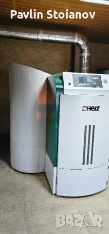  Нови пелетни котли HERZ  45KW., снимка 5 - Камини - 49134591