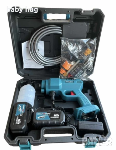 Акумулаторна водоструйка, снимка 2 - Парочистачки и Водоструйки - 51278948