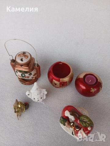 Лот от коледни свещници, снимка 2 - Декорация за дома - 43252270
